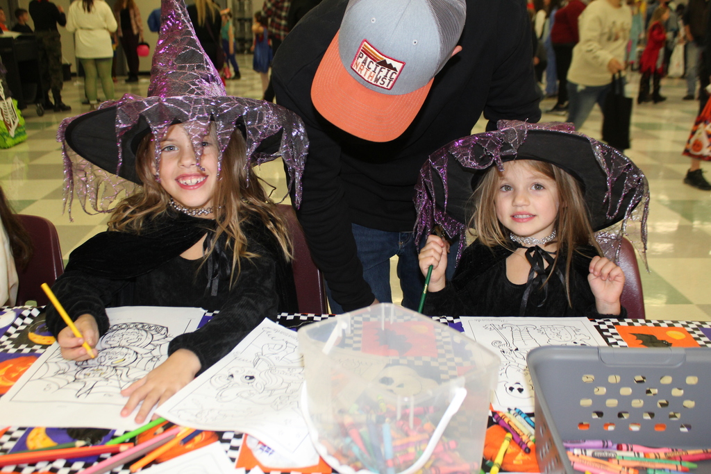 Fall Festival Witches Coloring