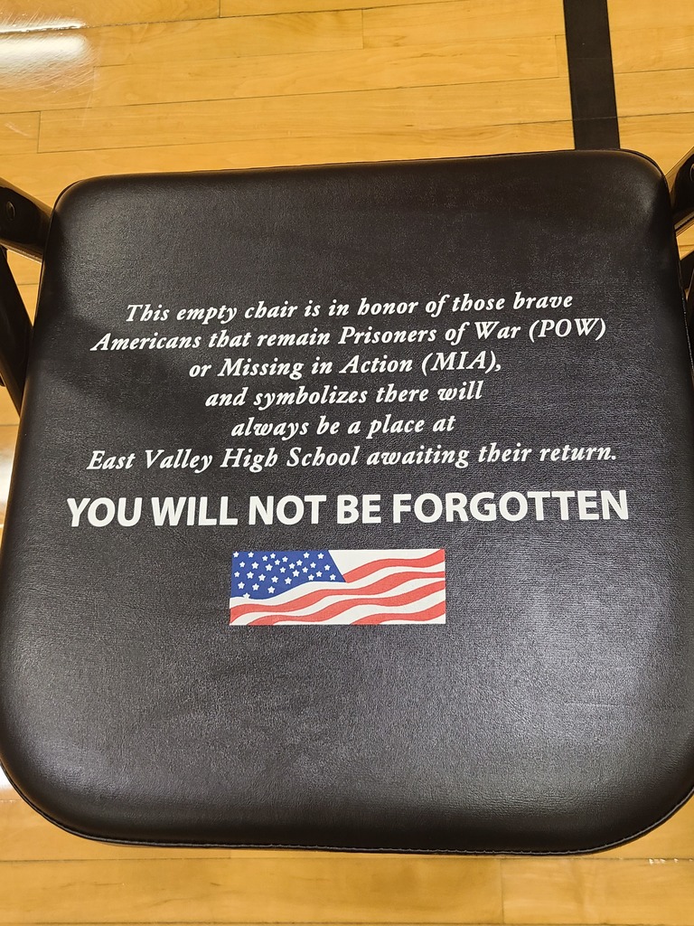 seat of chair with dedication
